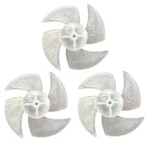 3 Ventoinhas Hélice para Secador Gama Britania Cadence MultiLaser ( Original Alta Qualidade )
