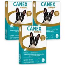 3 Vermífugo Canex Giárdia Vermes Cães 10kg 4 Comprimidos Ceva 3 Vermífugo Canex Giárdia Vermes Cães 10kg 4 Comprimidos Ceva