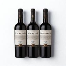 3 Vinhos Tintos Secos Argentinos Don Nicólas Malbec 750ml