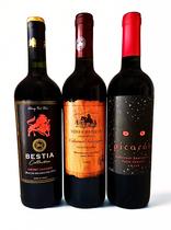 3 Vinhos Tintos Secos Chilenos Cabernet Sauvignon 750ml