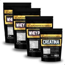 3 Whey ISO Blend 2Kg + Creatina 300g Suplemento da Fabrica 3 Whey ISO Blend 2Kg + Creatina 300g Suplemento da Fabrica