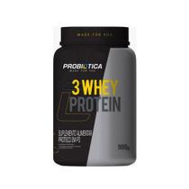 3 Whey Protein (900g) - Sabor: Morango - Probiótica