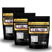 3 Whey Protein ISO Blend Complex 2Kg Suplemento da Fabrica