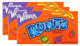 3 wonka throwback runts - balas em formatos de frutas 141,7g 3 wonka throwback runts - balas em formatos de frutas 141,7g