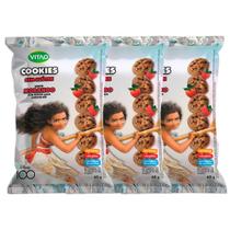 3 x Disney Cookies sem Glúten Sabor Morango 60g - Vitao