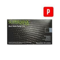 3 x Luva Nitricilca Supermax Black C/100 (p)