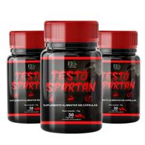 3 x Potes Testo Spartan Recupere Sua Energia