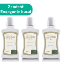 3 Zeodent Enxaguante Bucal Base Clinoptilolita 250ml