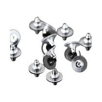 30/50/100 Peças De Protetores De Orelha De Borracha Para Brincos, Acessórios Para Fazer Joias DIY