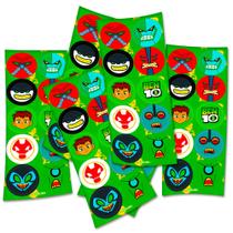 30 Adesivos Ben 10 redondo decoração festa aniversário 30 Adesivos Ben 10 redondo decoração festa aniversário