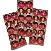 30 Adesivos BOTECO DELAS redondo decoração festa aniversário 30 Adesivos BOTECO DELAS redondo decoração festa aniversário