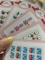 30 adesivos de unha 3D BT21 30 adesivos de unha 3D BT21