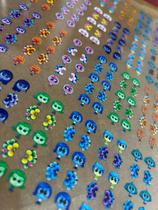 30 adesivos de unha 3D Divertida Mente 30 adesivos de unha 3D Divertida Mente