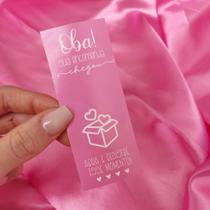 30 adesivos lacres embalagem correio caixa ecommerce - OBA SUA ENCOMENDA CHEGOU