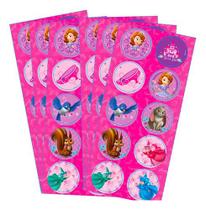 30 Adesivos Redondo Decoração Princesinha Sofia Aniversário 30 Adesivos Redondo Decoração Princesinha Sofia Aniversário