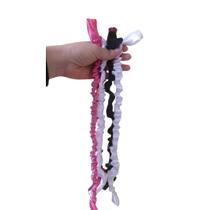 30 Afro Puff Sortidas de Cetim