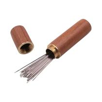 30 Agulhas De Costura Cega De Aço Inoxidável Com Furo Lateral Para Idosos, Ferramenta De Costura