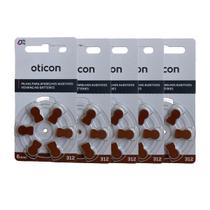 30 Bateria Aparelho Auditivo Pilha 312 Pr41 Oticon - 5 Cart