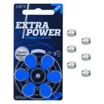 30 baterias pilha para aparelho auditivo extra power - 675