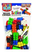 30 Blocos Montar Montagem Encaixe Brinquedo Educativo