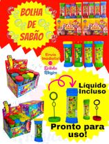 30 Bolha de Sabão Bolinha com Liquido P/ Personalizar Colorido Kit Festa Atacado Lembrancinha Prenda 30 Bolha de Sabão Bolinha com Liquido P/ Personalizar Colorido Kit Festa Atacado Lembrancinha Prenda