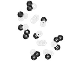 30 Botões Costura 4 Furos Manual Reparo Roupa Camisa Social