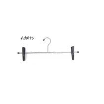 30 Cabides Adulto Cromado Com Pregador Resistente Envio Hoje