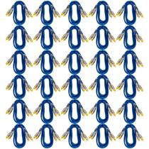 30 Cabos RCA Luxo 1 Metro 5 mm espessura Plug Banhado a Ouro Dupla Blindagem