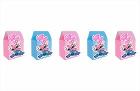 30 Caixinhas MILK para doces Stitch e Angel