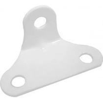 30 Cantoneira L 1pol + 15 Cantoneira 722 C/ Parafuso Branca