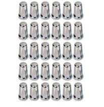 30 Capa De Porca Belga Cromada 22mm Compativel Hr 30 Capa De Porca Belga Cromada 22mm Compativel Hr
