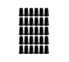 30 Capa De Porca Belga Preta Black Roda Caminhao 27mm