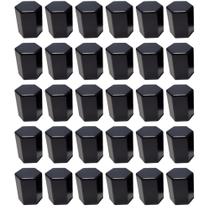 30 Capa De Porca Hungara Black Preta Caminhão 32mm 33mm 30 Capa De Porca Hungara Black Preta Caminhão 32mm 33mm