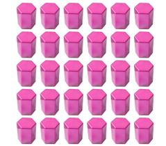 30 Capa De Porca Hungara Rosa Metalizada Caminhão 32/33mm 30 Capa De Porca Hungara Rosa Metalizada Caminhão 32/33mm