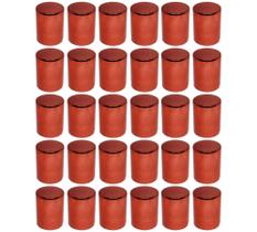 30 Capa Porca Boliviana Vermelha Metalizada 23mm 24mm