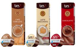 30 Cápsulas 3 corações, Café com Leite, Latte Macchiatto e Chocolatto classic 30 Cápsulas 3 corações, Café com Leite, Latte Macchiatto e Chocolatto classic