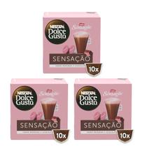 30 Capsulas Dolce Gusto Chocolate Sensação Caixa 30 Unidades