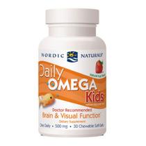 30 cápsulas gelatinosas diárias Omega Kids da Nordic Naturals (pacote com 6)