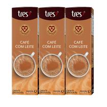 30 Cápsulas Três Corações Café com Leite