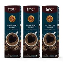 30 Cápsulas Três Corações, Café Filtrado Gourmet