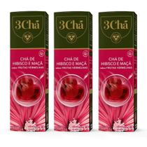 30 Cápsulas Três Corações, Chá Hibisco e Maçã