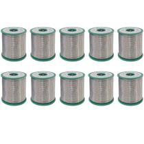 30 Carretel Estanho P/ Solda 40x60 Fluxo Ra 1mm 500g Cobix