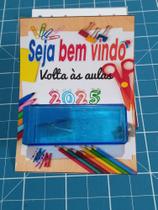 30 Cartões para Borracha ou Apontador, Lembrancinha de Volta as Aulas