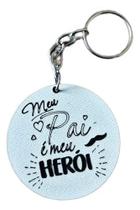 30 Chaveiros Dia Dos Pais Personalizado Em Mdf Pai Heroi