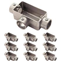 30 Condulete Tipo T 3/4 S/rosca S/placa em Alumínio Sieg 30 Condulete Tipo T 3/4 S/rosca S/placa em Alumínio Sieg