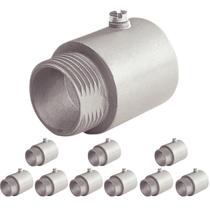 30 Conector Unidut Cônico Sieg Medida 1/2 Em Alumínio