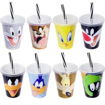 30 Copos Festa Looney Tunes p/ Doce Decoração Sacola Surpresa Aniversário