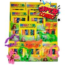 30 Cx Massinha De Modelar 90 Forminhas Cortador Moldes Forminha Biscoito P Lembrancinha kit Festa