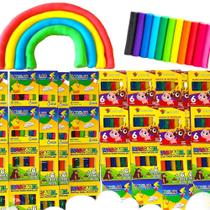30 Cxs De Massinha De Modelar Para Kit Festa Aniversario Lembrancinha Prenda Criança Diversao novo 30 Cxs De Massinha De Modelar Para Kit Festa Aniversario Lembrancinha Prenda Criança Diversao novo