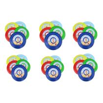 30 Discos Frisbee Lançamentos Brinquedo